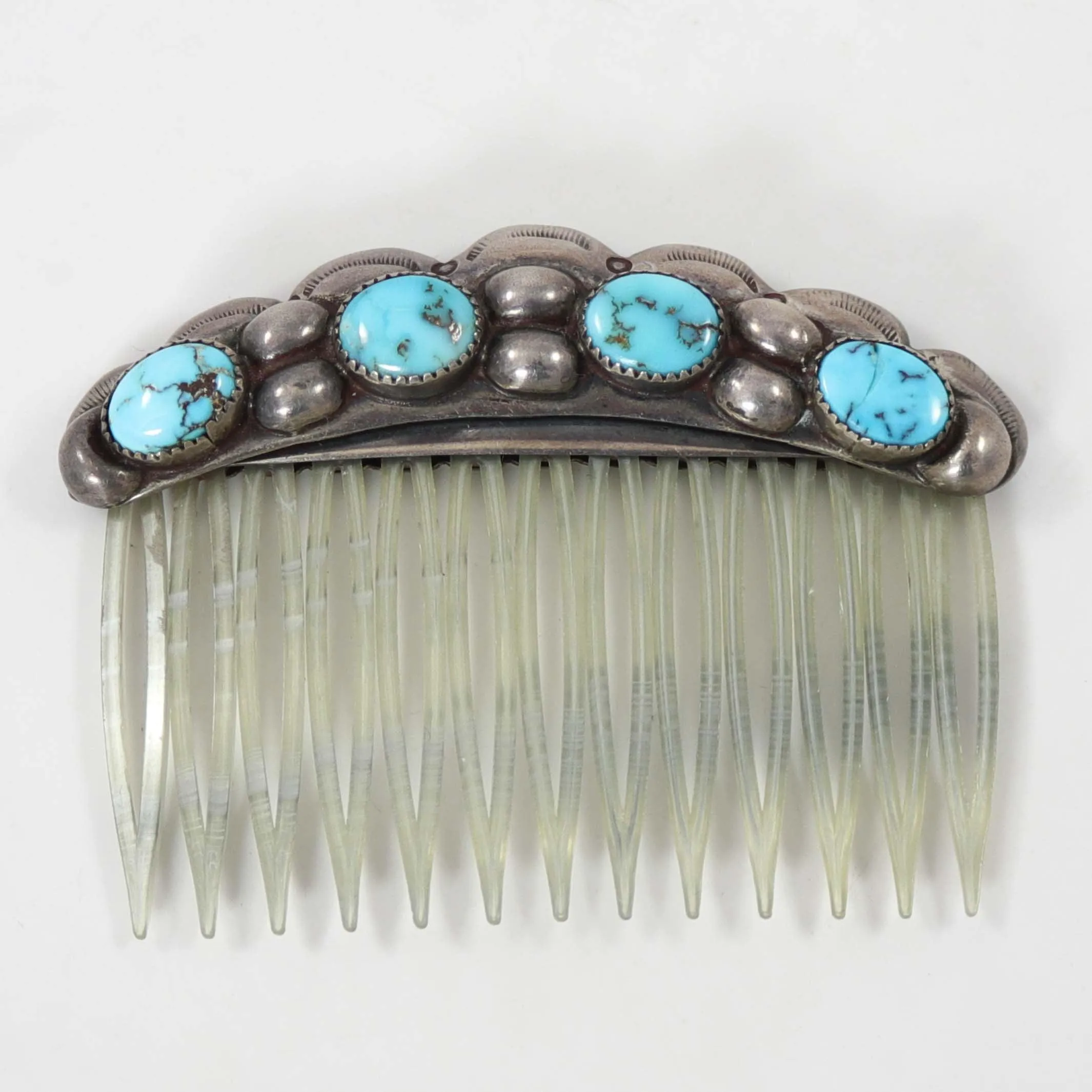 1930s Turquoise Hair Comb