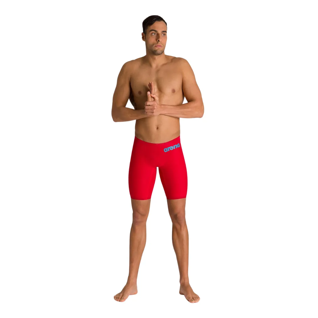 Mens Red Arena Powerskin Carbon Air2 Jammer - Performance-Optimized