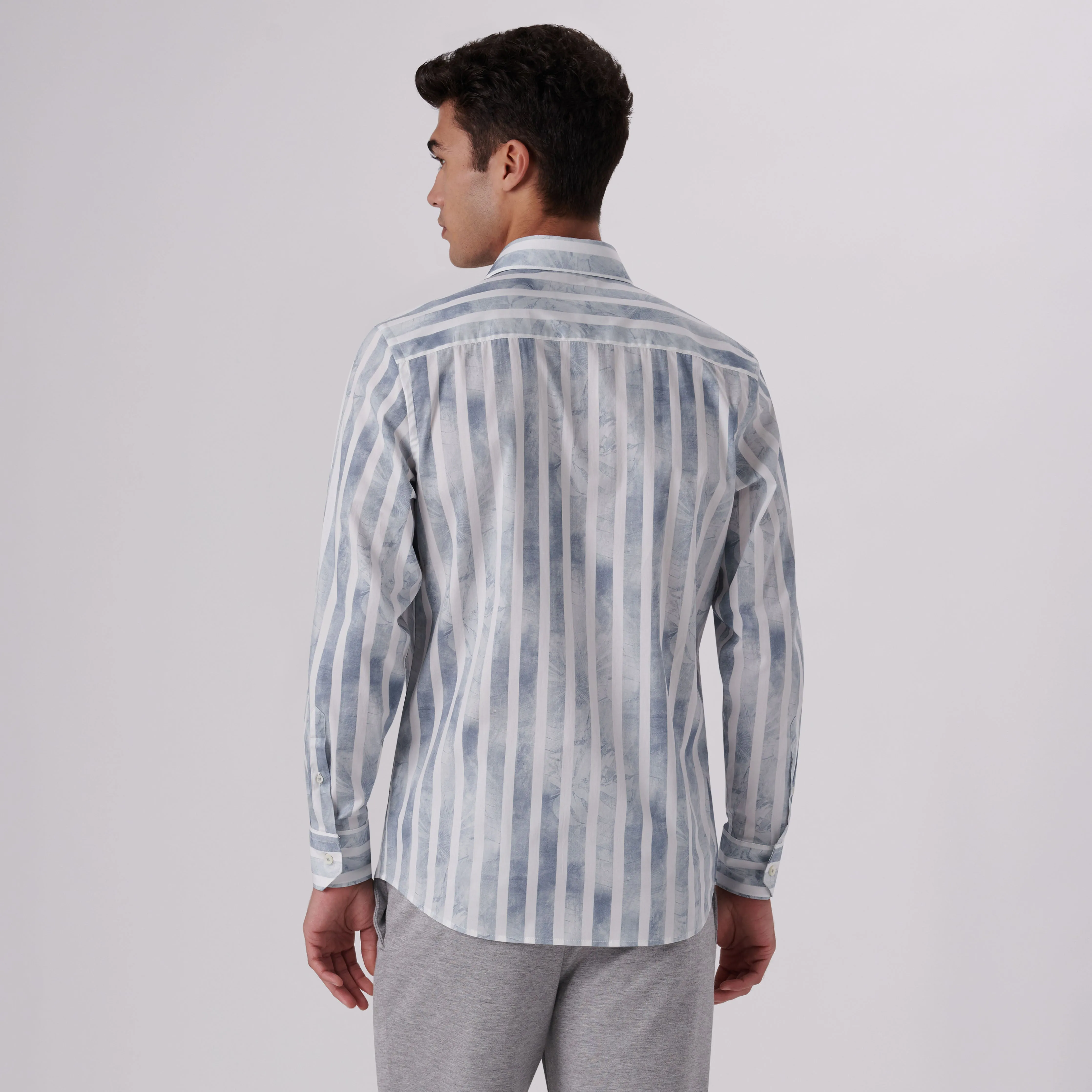 Axel Cabana Stripe Print Shirt