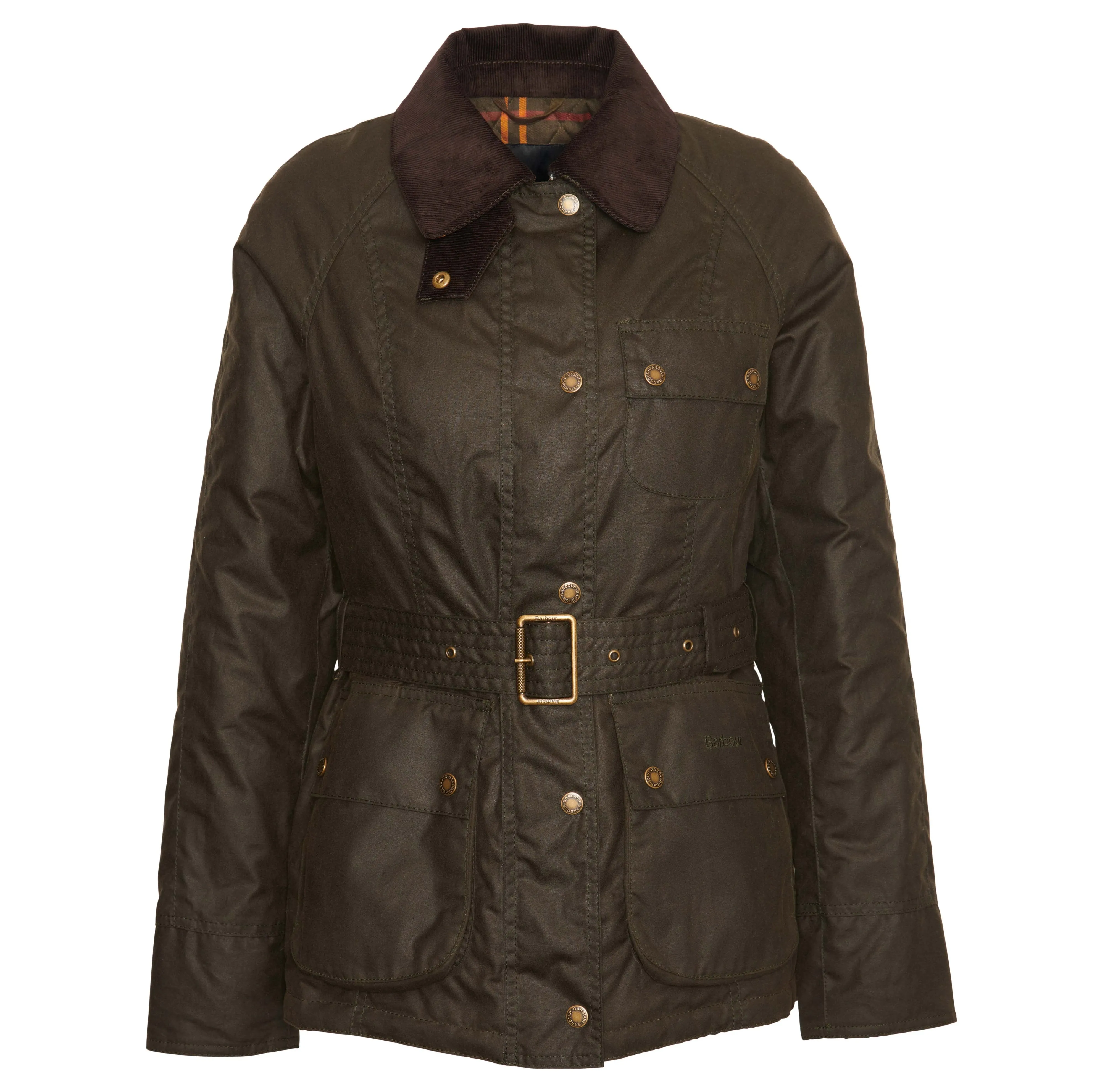 Mens Barbour Solway Zipper Waxed Jacket - Classic Waterproof Outerwear with Stylish Design