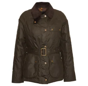 Mens Barbour Solway Zipper Waxed Jacket - Classic Waterproof Outerwear with Stylish Design