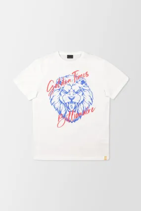 Billionaire White SS Lion Logo T-Shirt