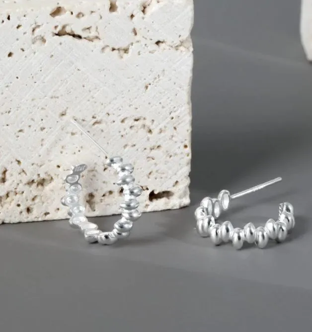 Bubble Earring Silver
