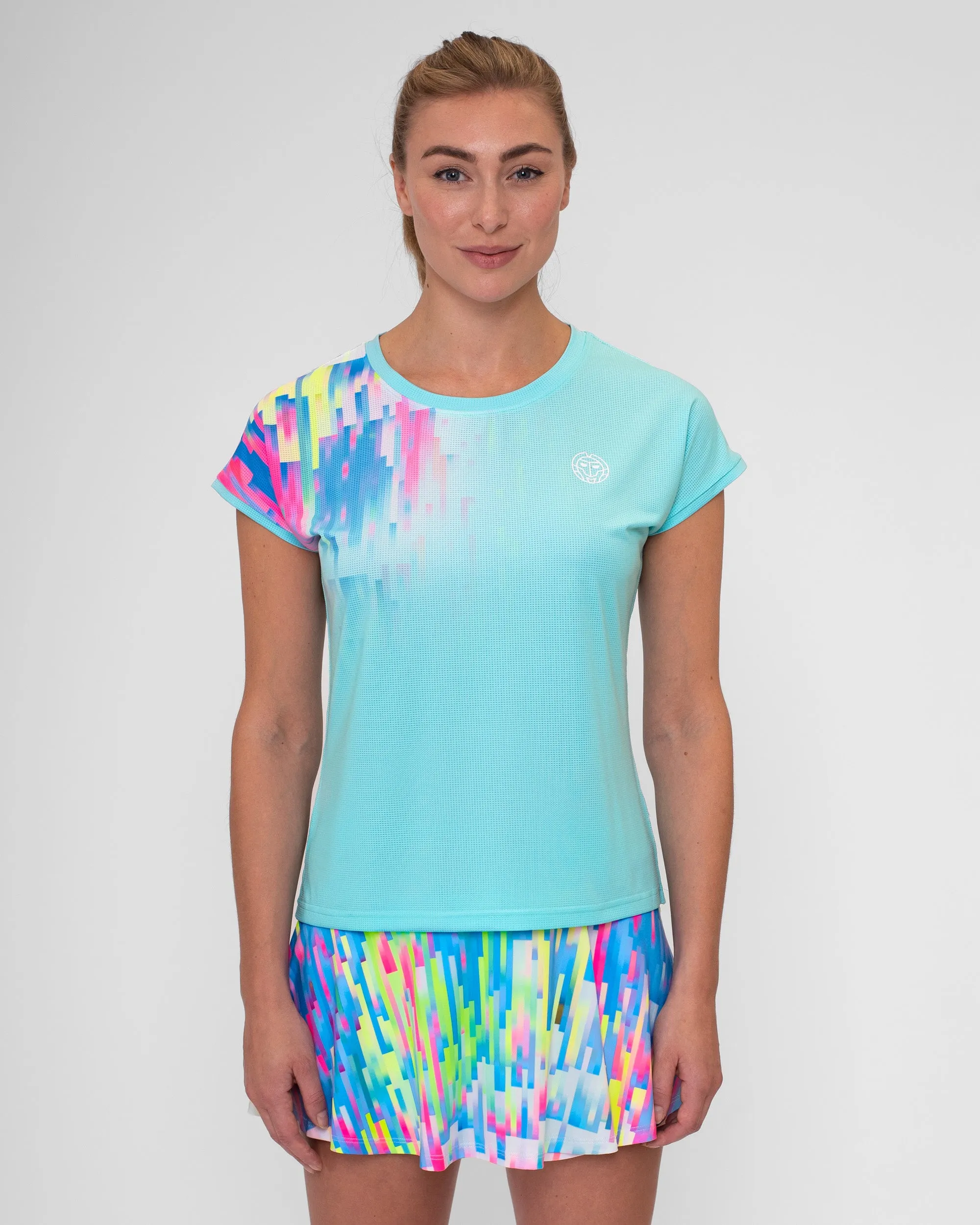 Capsleeve Tee Aqua - Melbourne