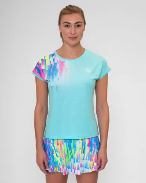 Capsleeve Tee Aqua - Melbourne