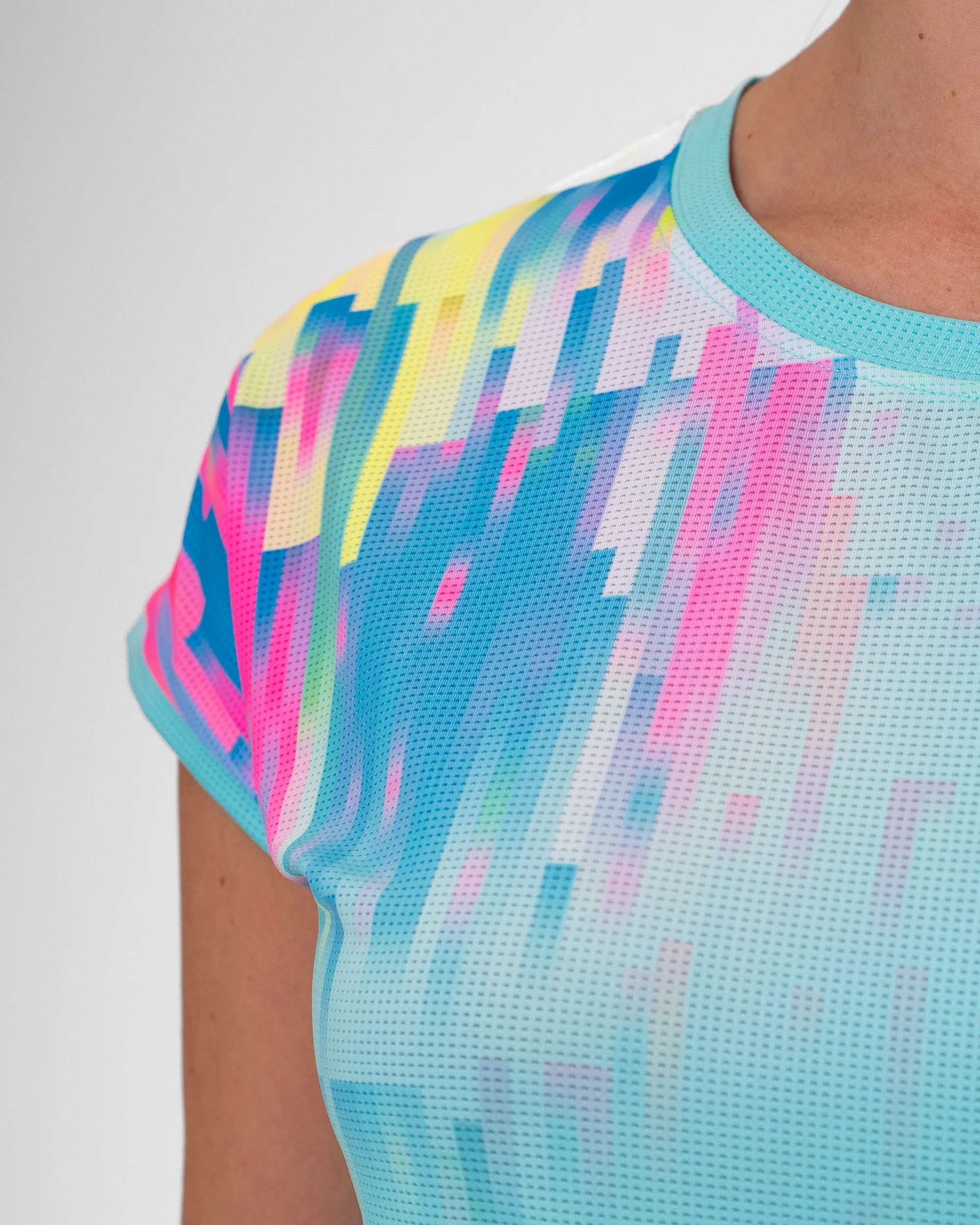 Capsleeve Tee Aqua - Melbourne