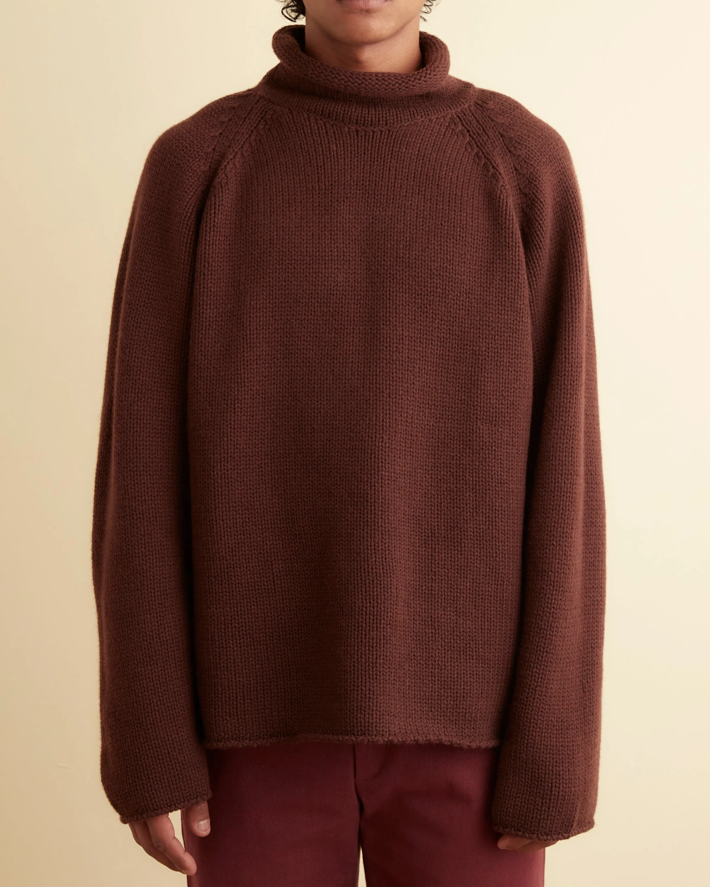 Cashmere Rollneck - Cinnabar