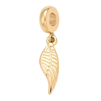 Charis Love Story European Single Charm Bead, Gold Stainless Steel (Purchase on Back Order 2-3 weeks)
