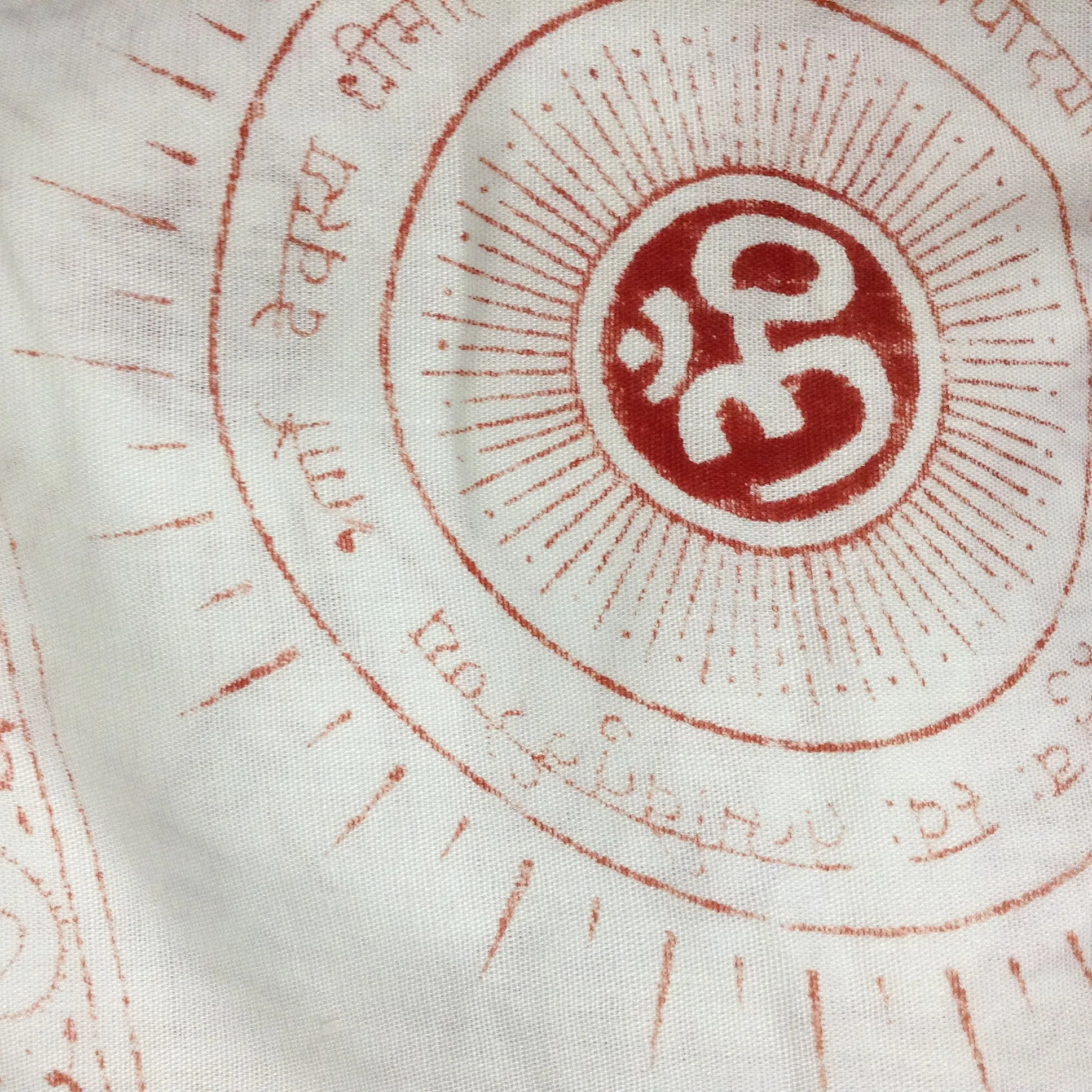 Circle Om Print Sarong