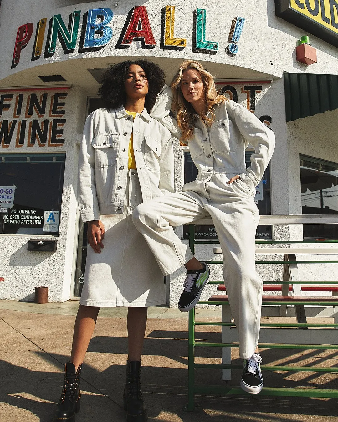 Coby Denim Jacket - Bleached White