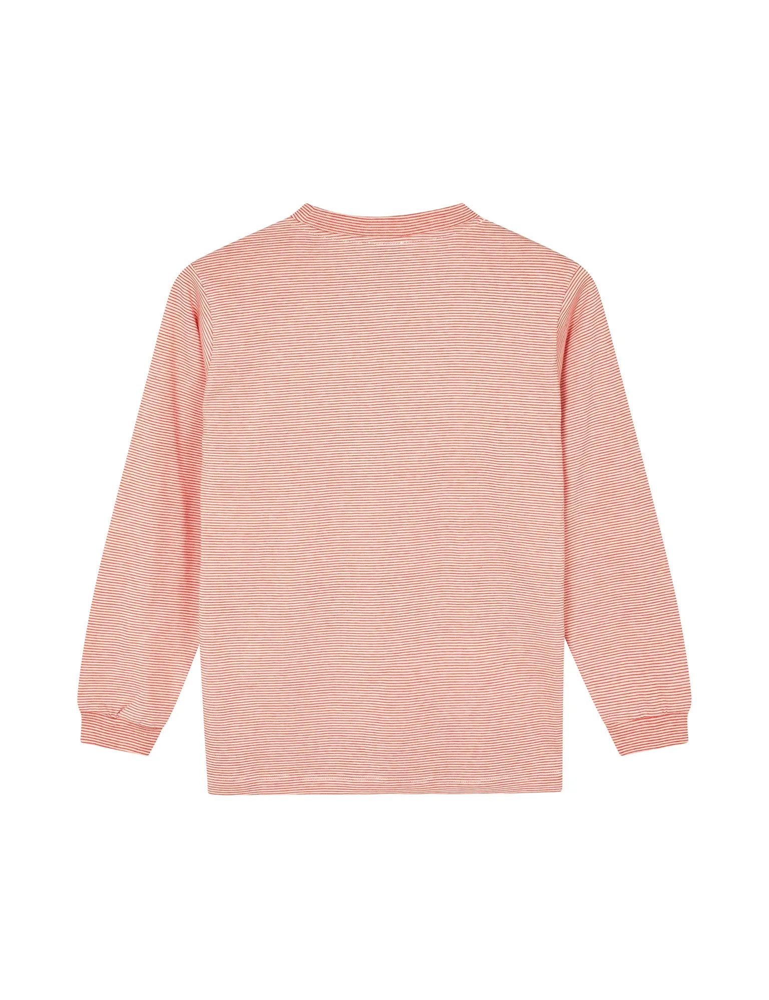 Crisp Jersey Tina Tee LS, Cherry Tomato/Vanilla Ice