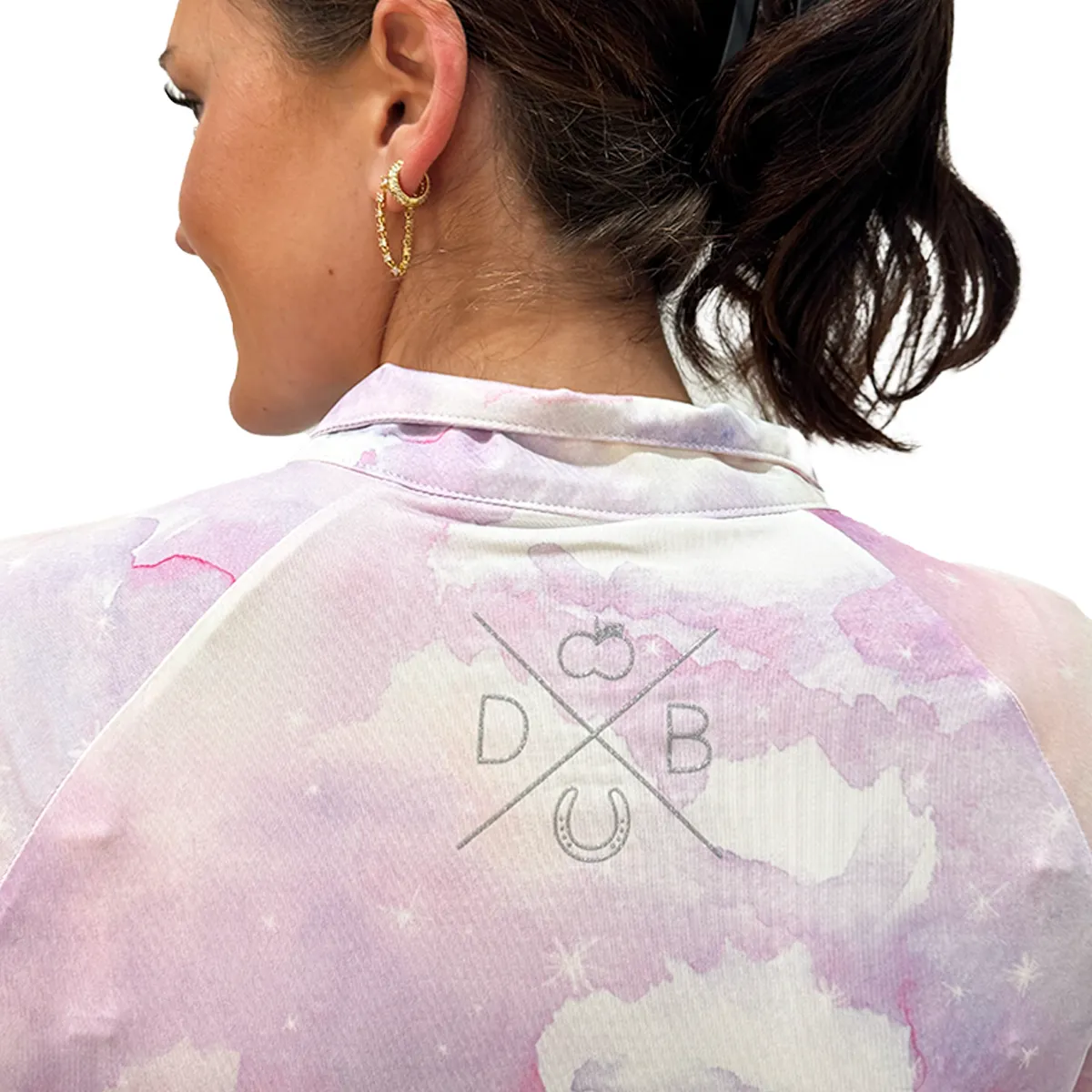 Dapplebay Lavender Haze 1/4 Zip Light Riding Top