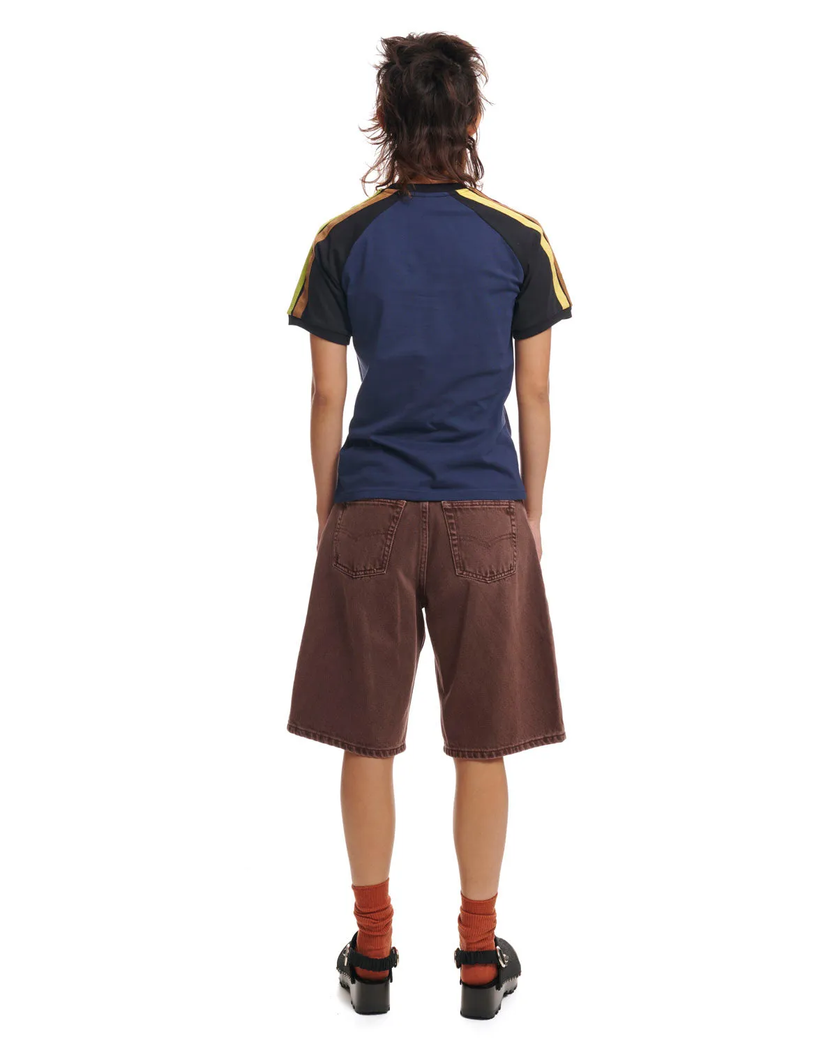 Denim Whale Short - Brown