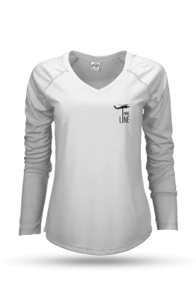 Dropline Logo - Women's Moisture Wicking T-Shirt