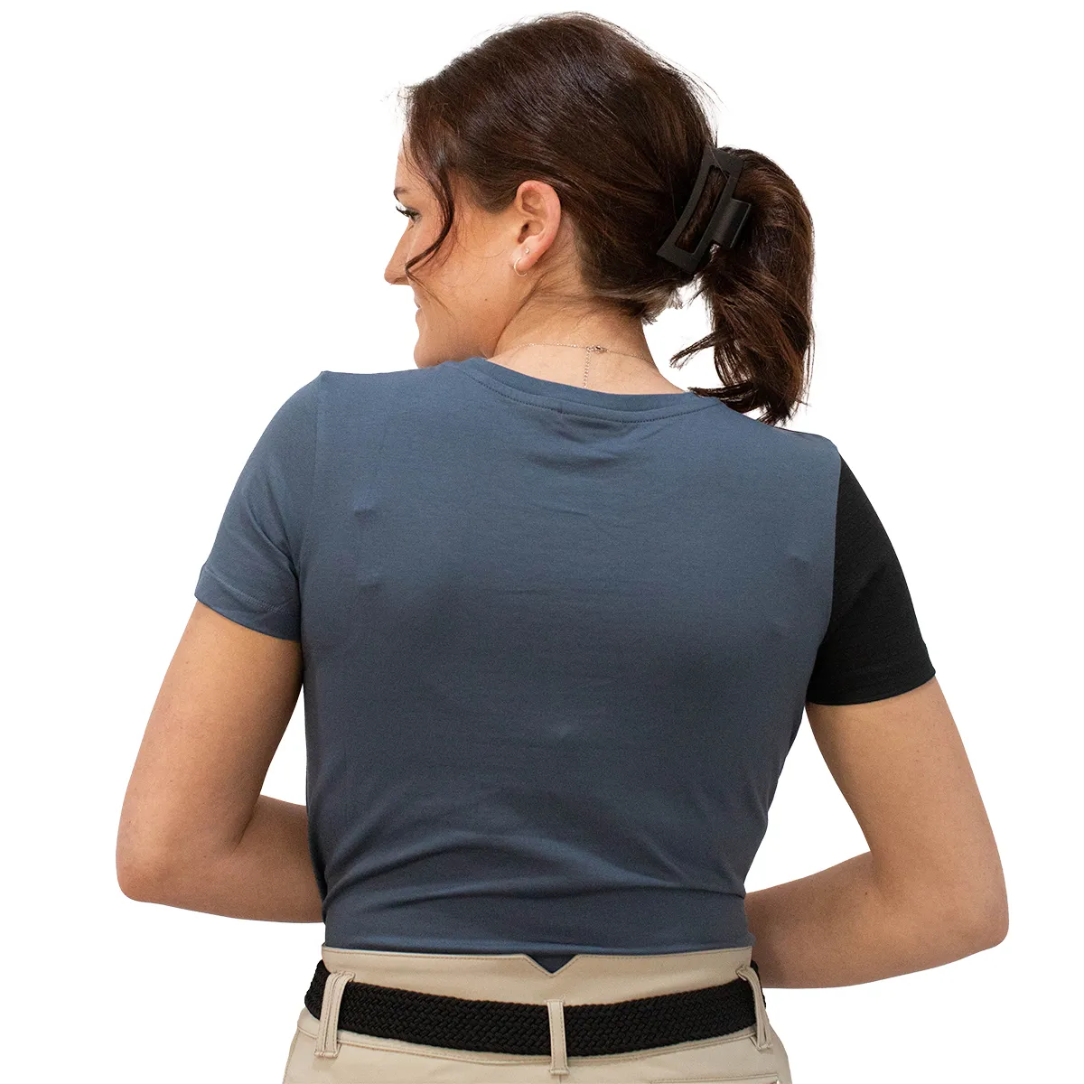 EGO7 Women's Ribbed Short Sleeve Top