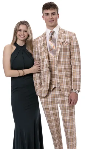 EJ Samuel M2790-RUST  Mens Suit