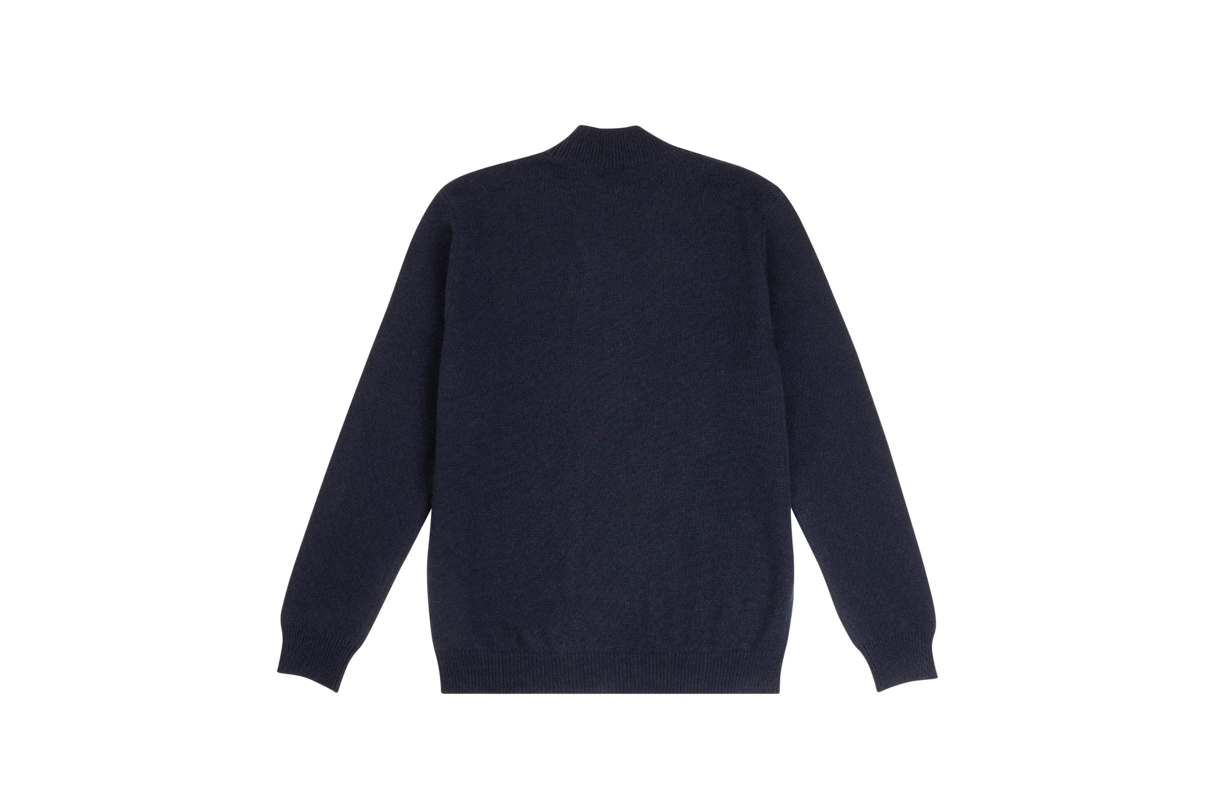 Funnel neck sweater with Lion embroidery