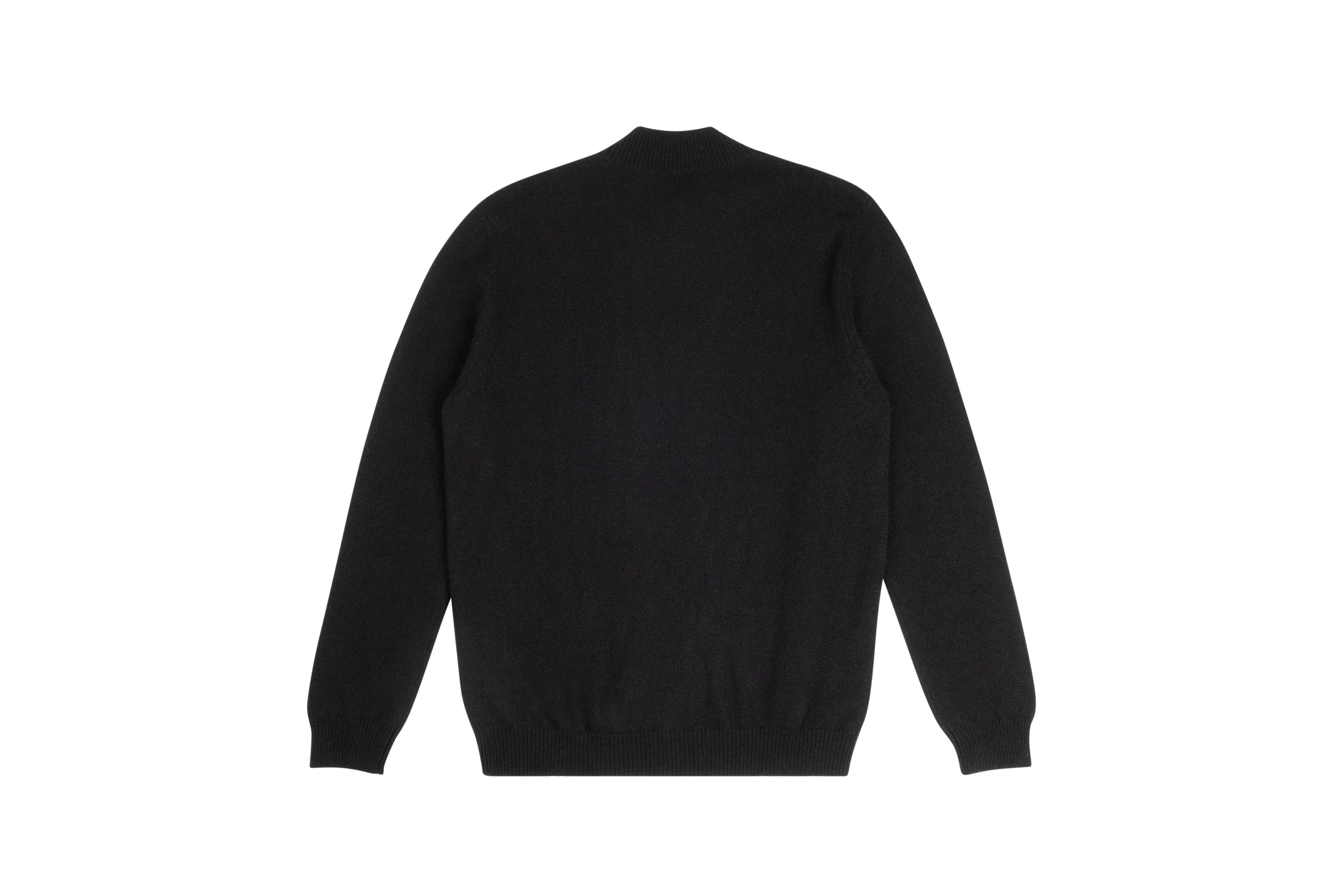 Funnel neck sweater with Lion embroidery
