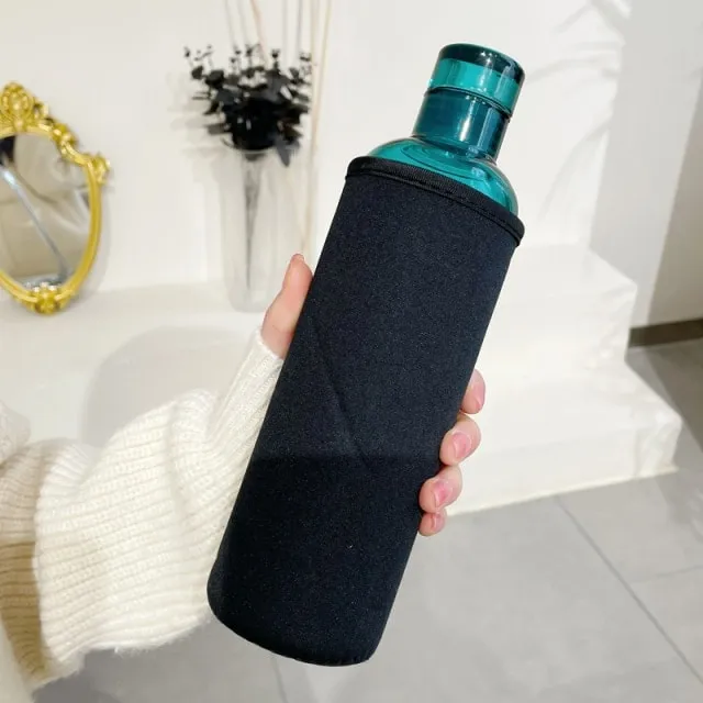 Korean Simple Style Glass Bottle 500ml