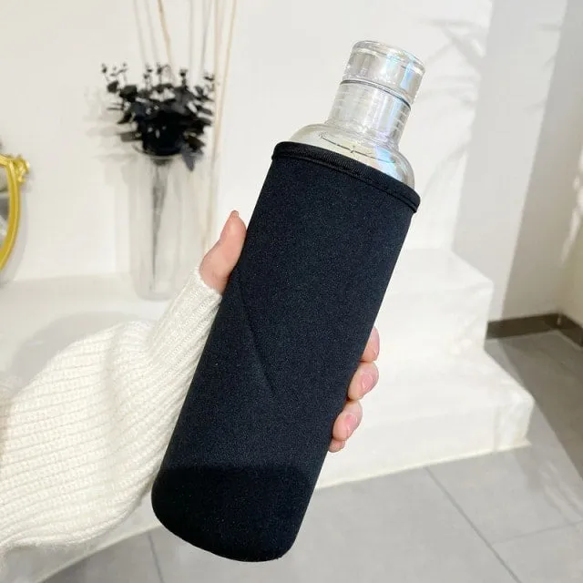 Korean Simple Style Glass Bottle 500ml