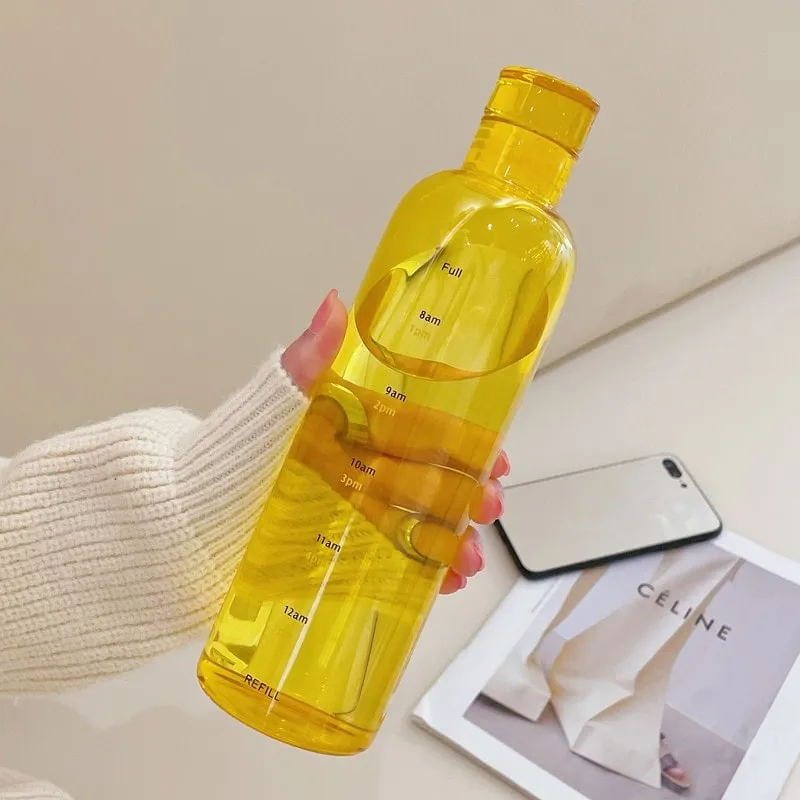 Korean Simple Style Glass Bottle 500ml