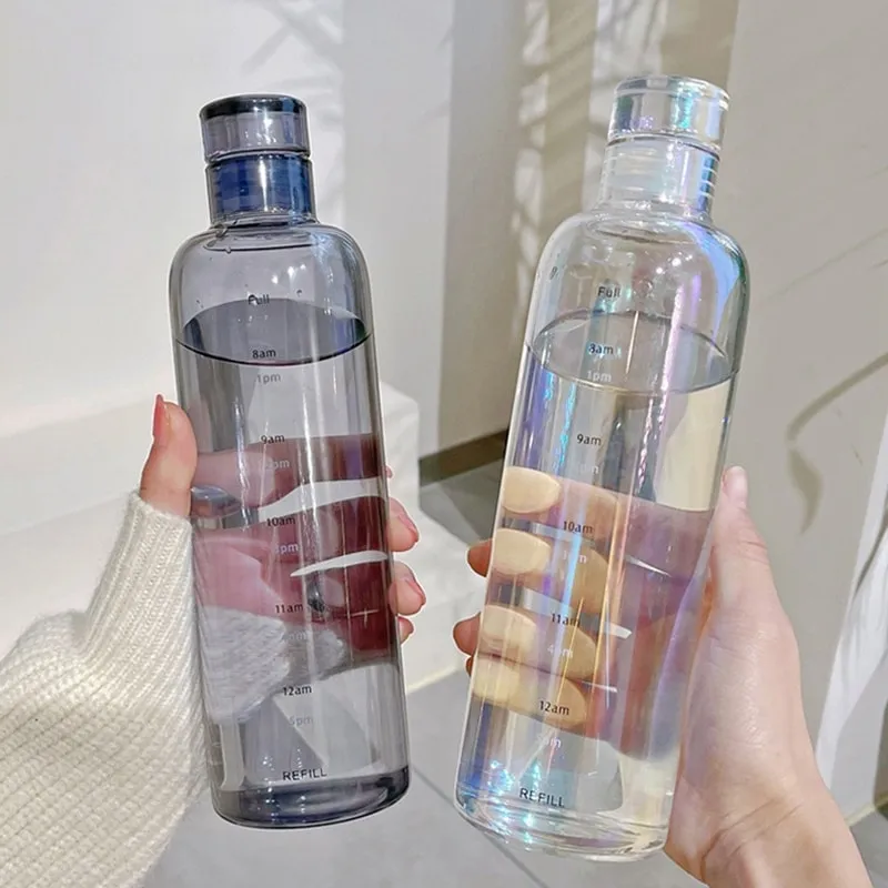Korean Simple Style Glass Bottle 500ml