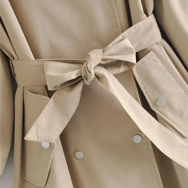 LACE TRENCH COAT
