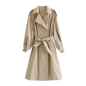 LACE TRENCH COAT