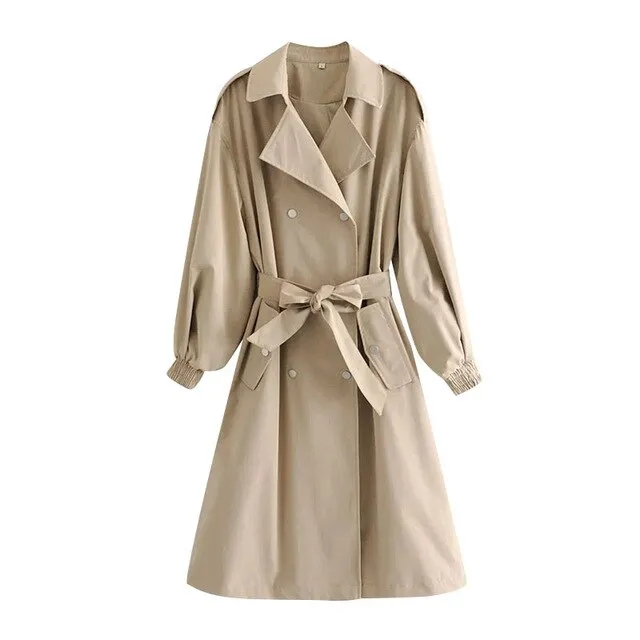 LACE TRENCH COAT