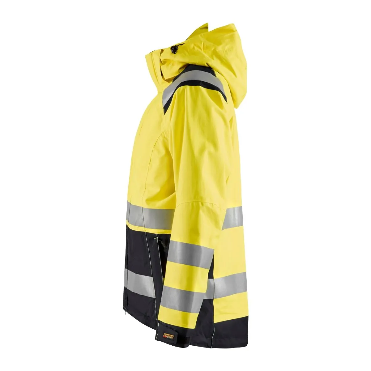 Ladies&#x20;High&#x20;Vis&#x20;Shell&#x20;Jacket&#x20;4904&#x20;High&#x20;Vis&#x20;Geel&#x2F;Marineblauw&#x20;-&#x20;Bl&#xE5;kl&#xE4;der