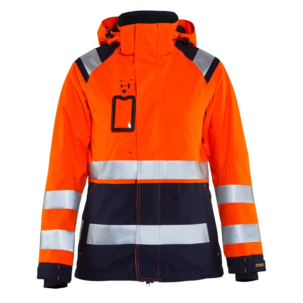 Ladies&#x20;High&#x20;Vis&#x20;Shell&#x20;Jacket&#x20;4904&#x20;High&#x20;Vis&#x20;Geel&#x2F;Marineblauw&#x20;-&#x20;Bl&#xE5;kl&#xE4;der