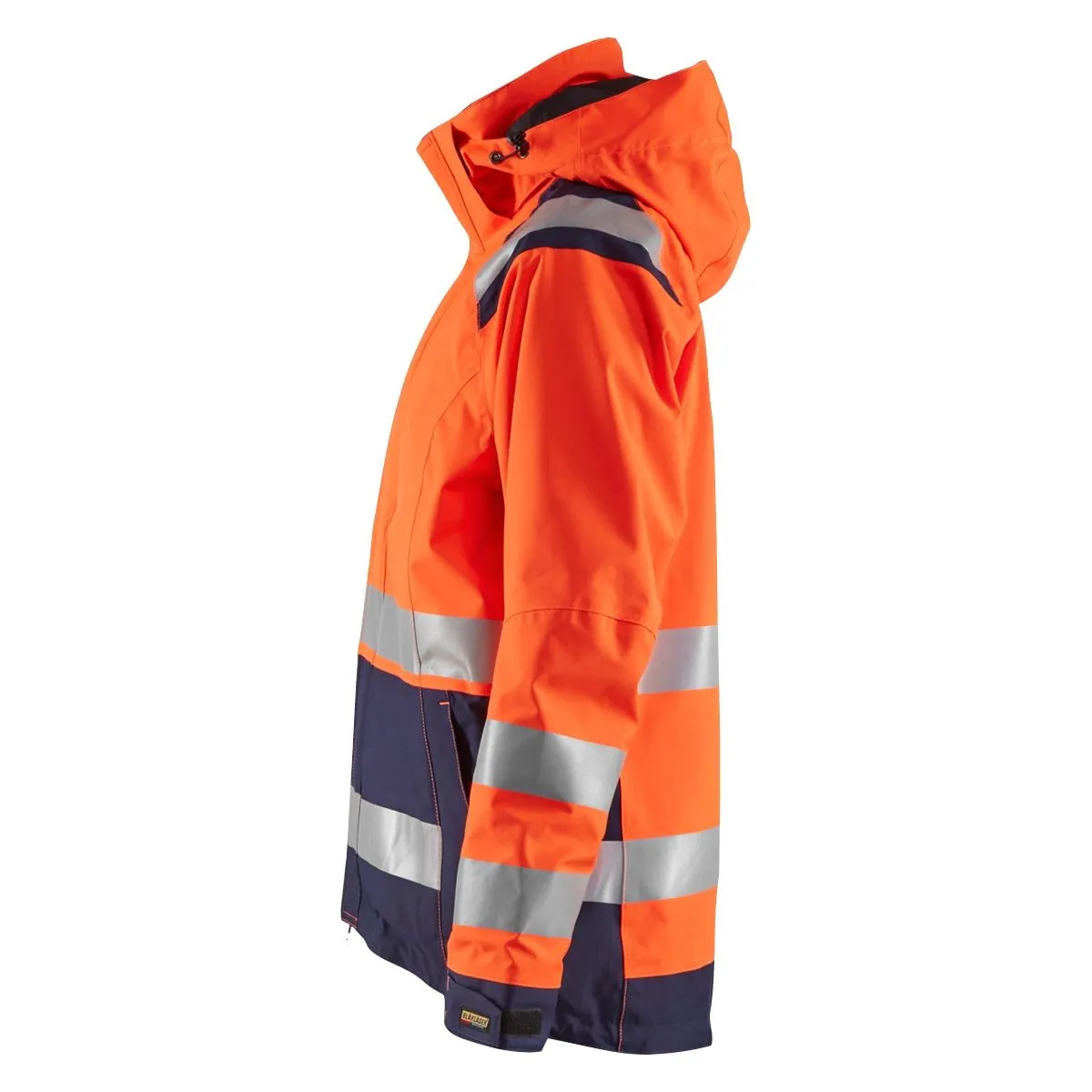 Ladies&#x20;High&#x20;Vis&#x20;Shell&#x20;Jacket&#x20;4904&#x20;High&#x20;Vis&#x20;Geel&#x2F;Marineblauw&#x20;-&#x20;Bl&#xE5;kl&#xE4;der