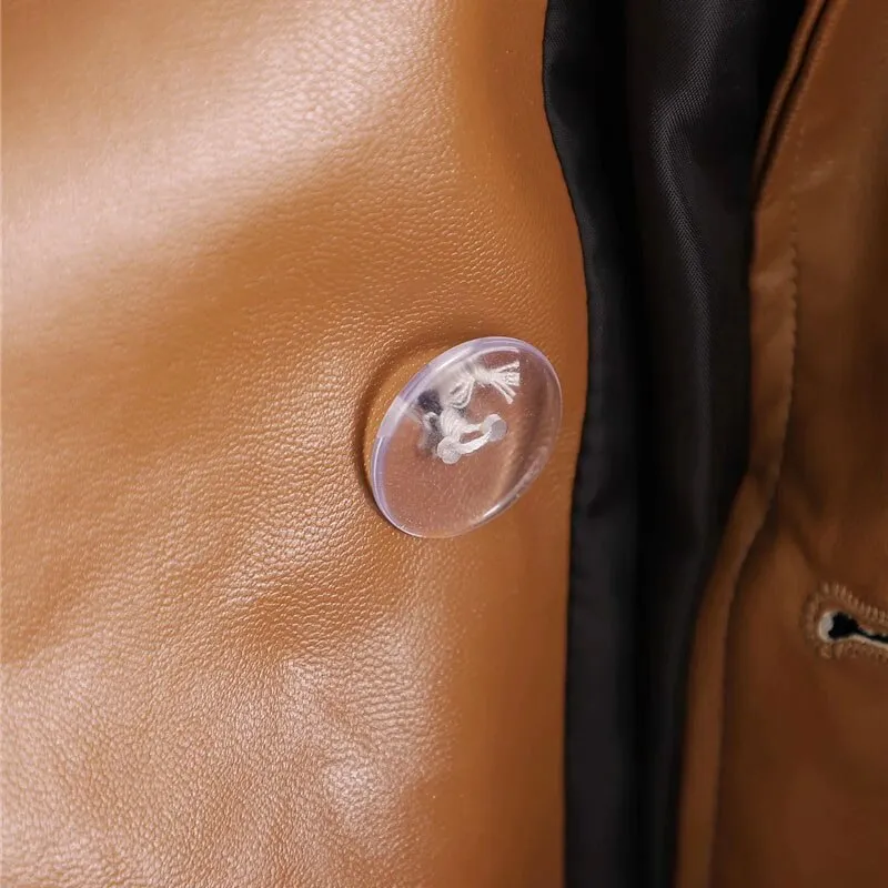 LEATHER TRENCH COAT