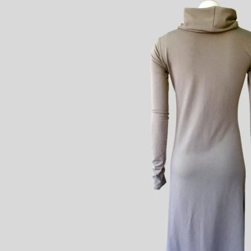 Maxi cowl dress