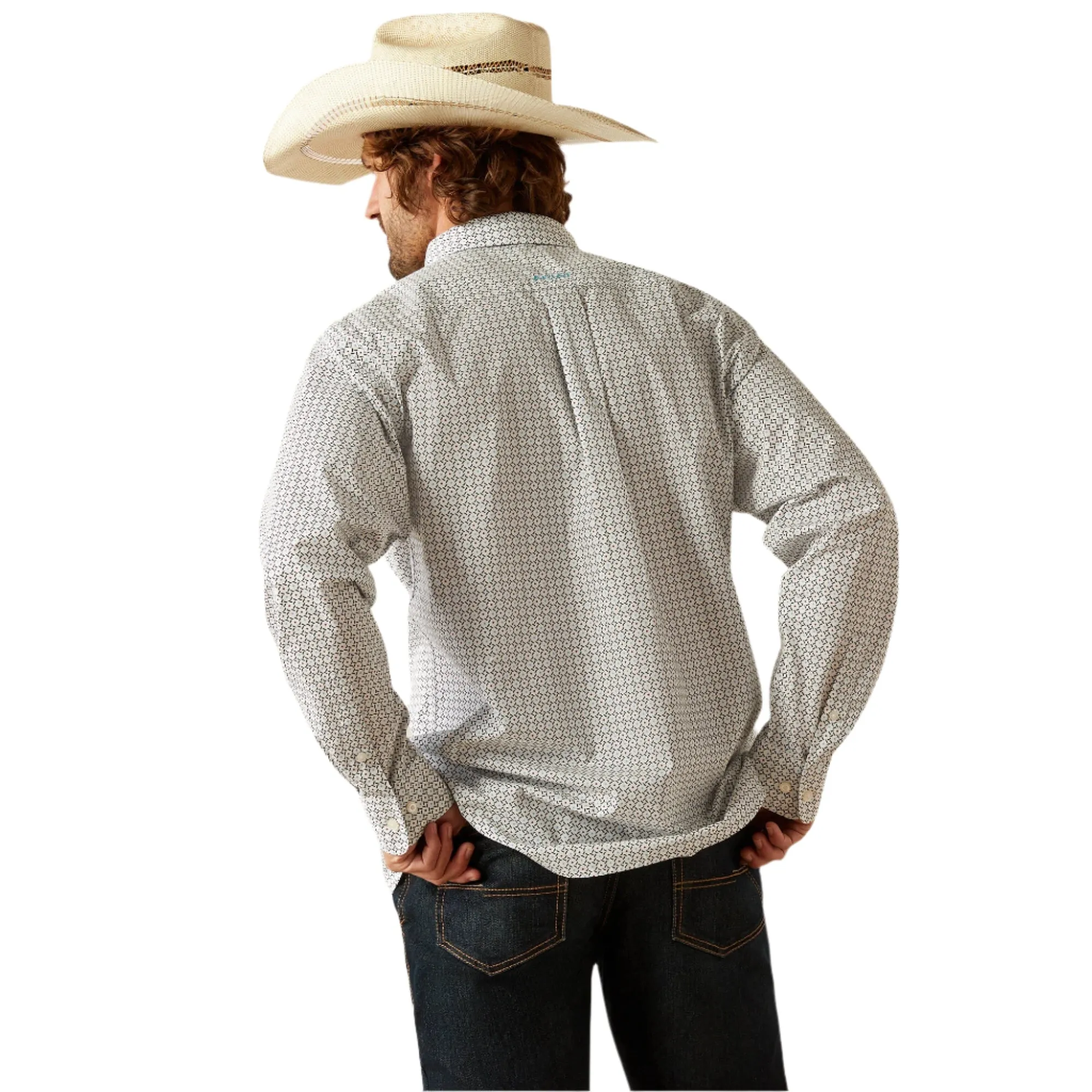 Men's Ariat Gaylor Shirt White 10054643