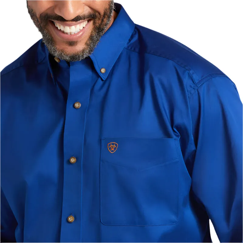 Men's Ariat Solid Twill Classic Fit Shirt 10006660