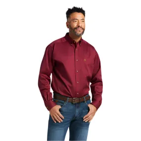 Men's Ariat Solid Twill Classic Fit Shirt 10012635
