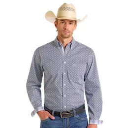 Men's Panhandle Long sleeve Button Top RMB2S06532