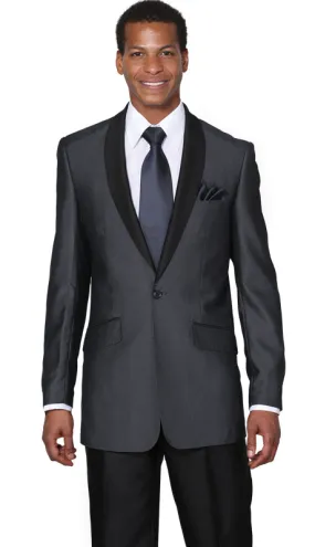 Milano Moda 5601-NV Mens Suit