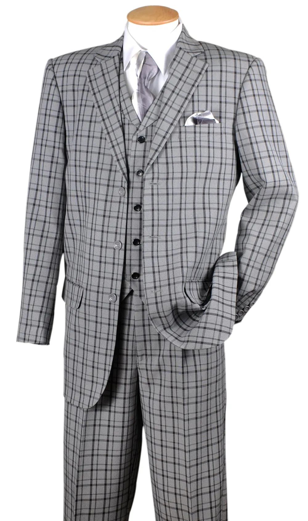 Milano Moda 5802V6-GB Mens Suit