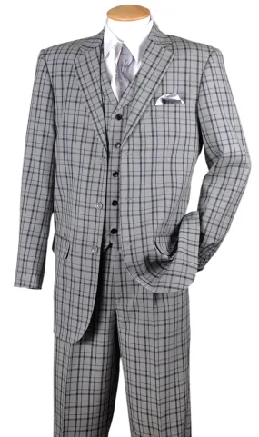 Milano Moda 5802V6-GB Mens Suit