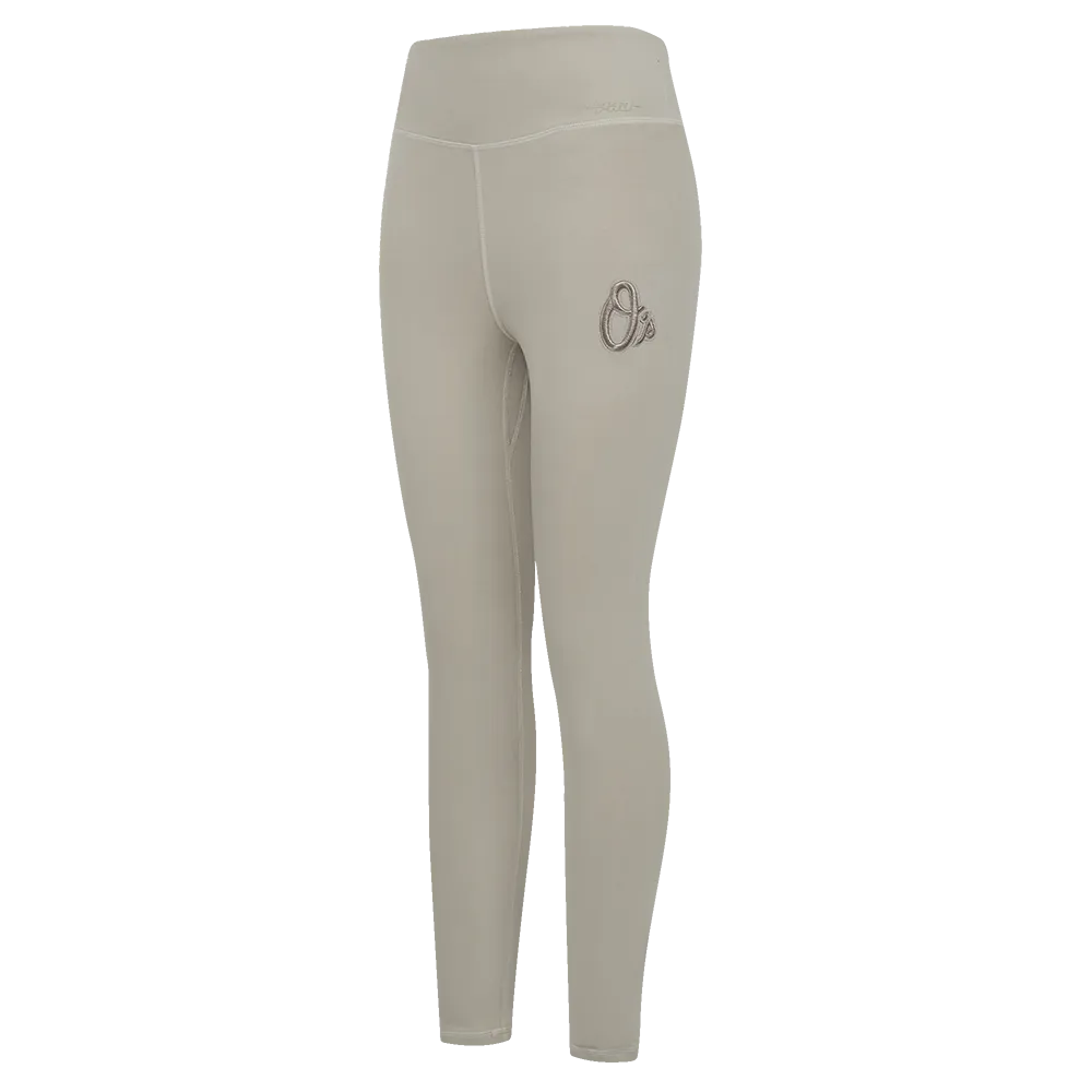 MLB BALTIMORE ORIOLES NEUTRAL WOMEN'S JERSEY LEGGING (TAUPE)