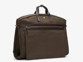 M/S Suit Carrier - Army/Dark Brown