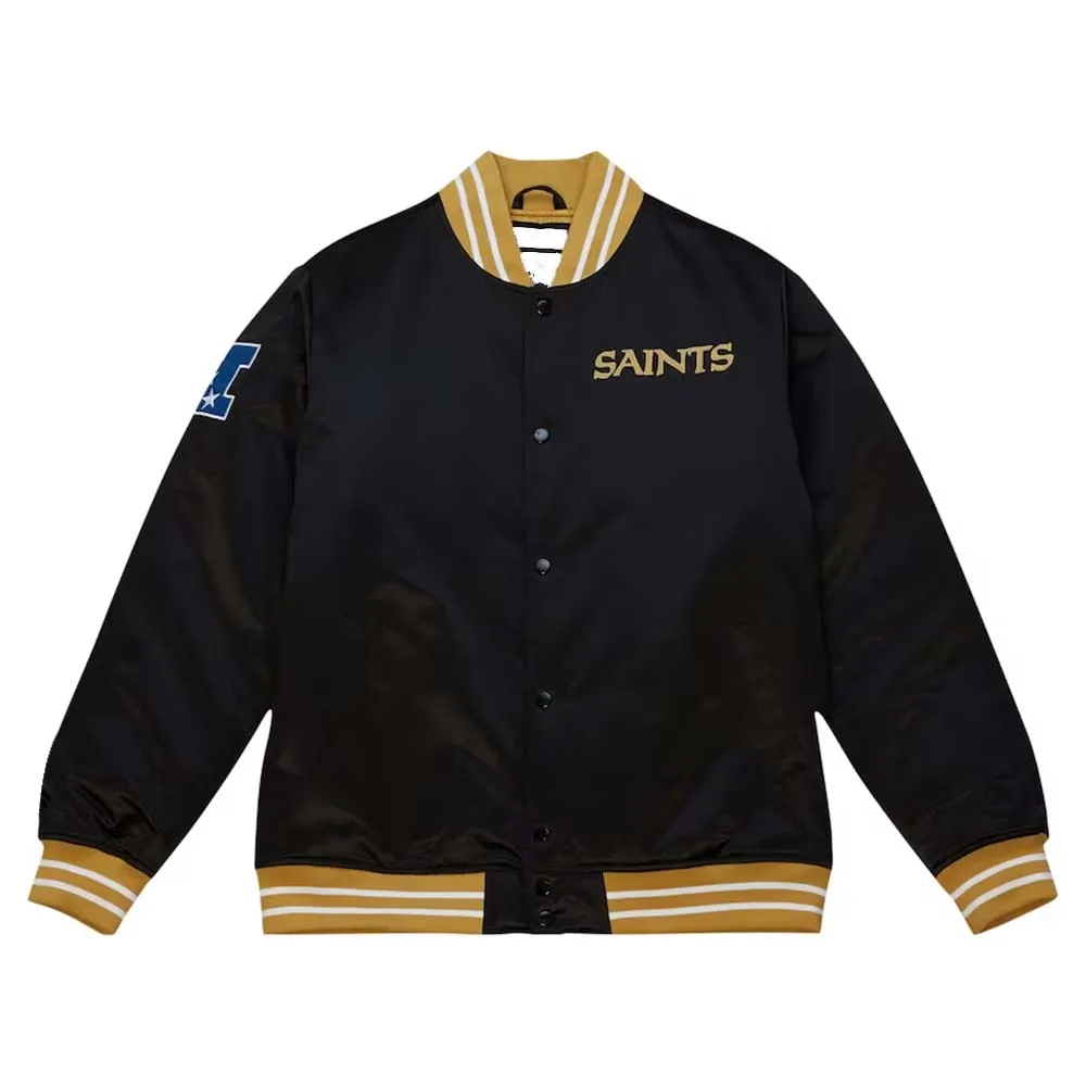 NFL New Orleans Saints Mitchell Ness Satin Jacket