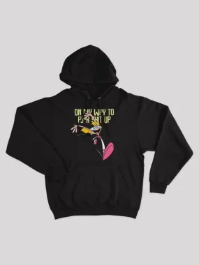 On my way Black Unisex Hoodie