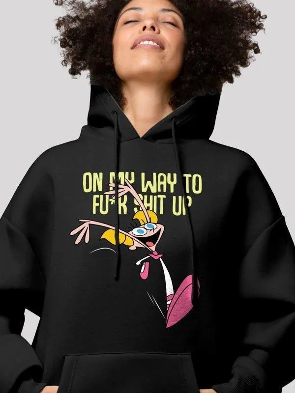 On my way Black Unisex Hoodie