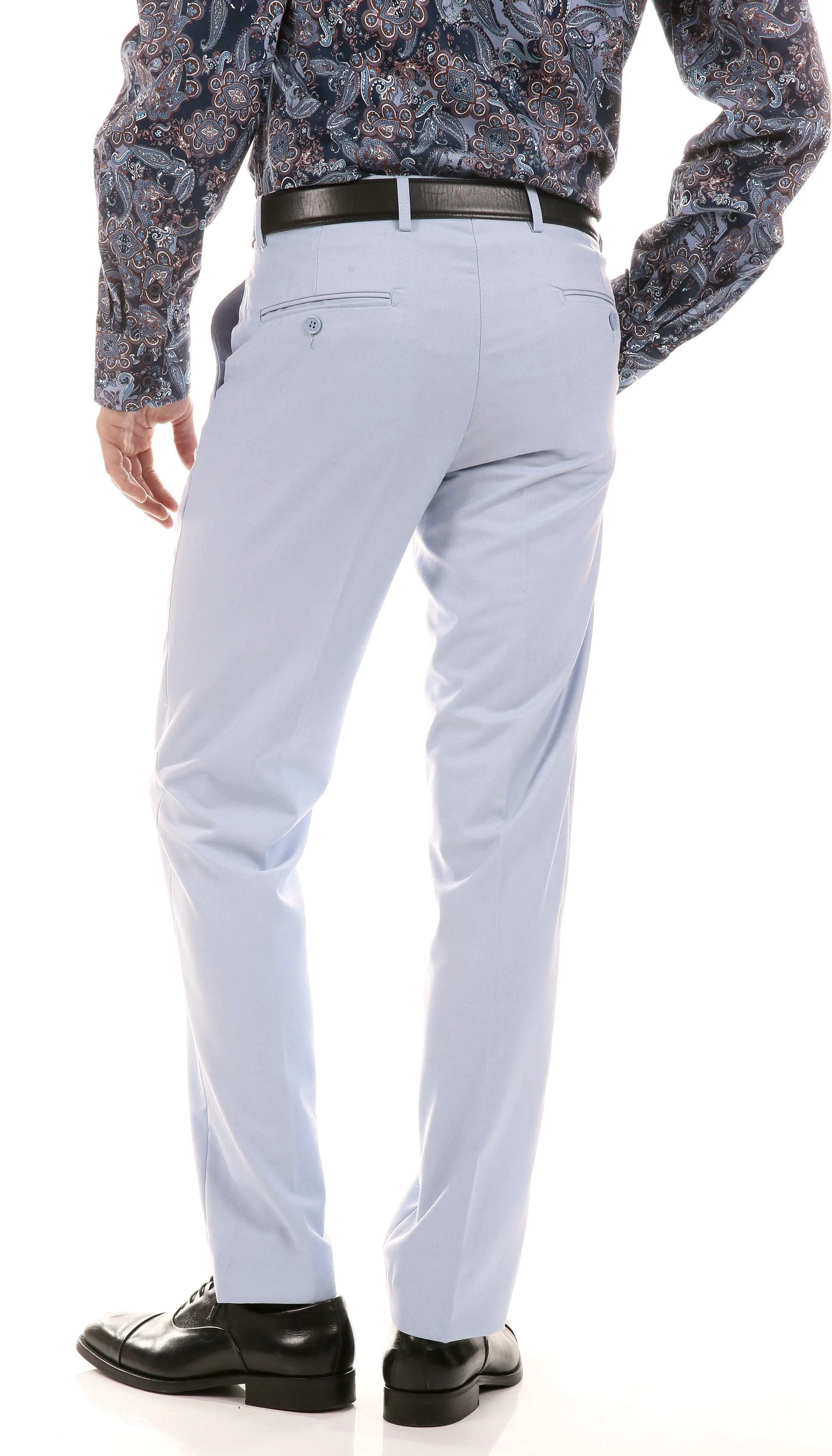 Oslo Collection - Slim Fit 2 Piece Suit Color Sky Blue