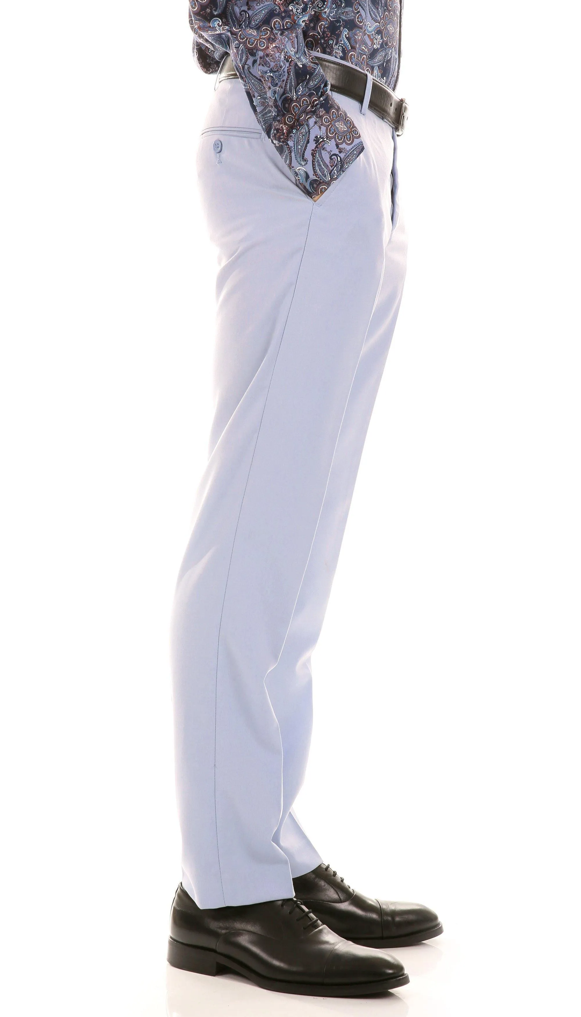 Oslo Collection - Slim Fit 2 Piece Suit Color Sky Blue
