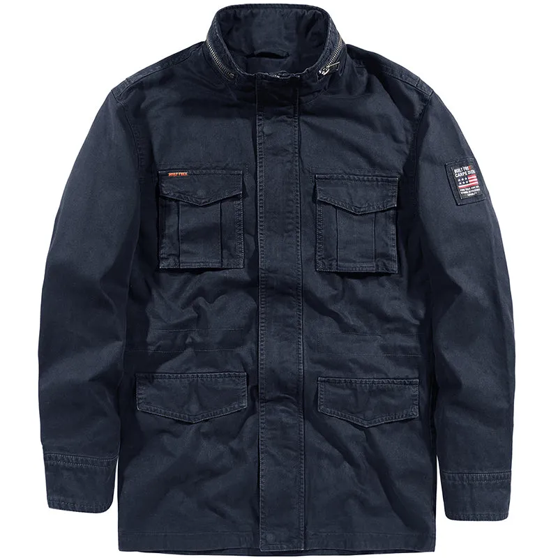 Outdoor Windproof Stand-up Collar Men's Jacket