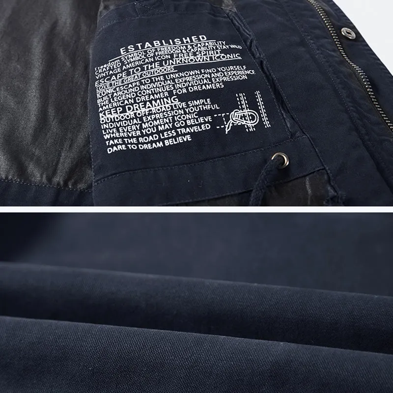 Outdoor Windproof Stand-up Collar Men's Jacket